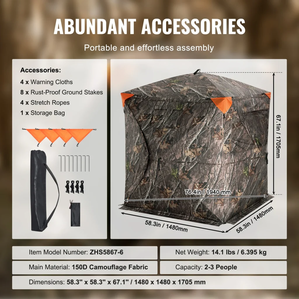 Portable Hunting Blind & Tent