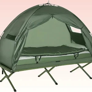 6-in-1 Folding Camping Cot Tent