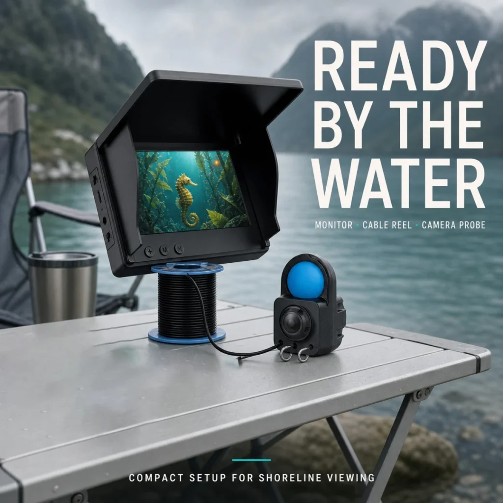 4.3" Waterproof Underwater Fishing Camera – 15m